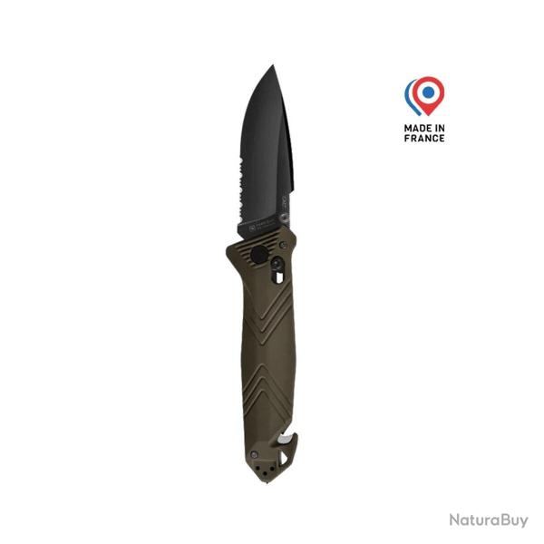 Couteau C.A.C� Serration - Kaki Kaki