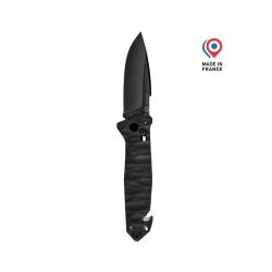 Couteau C.A.C&reg; Lisse - Noir