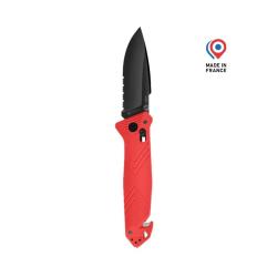 Couteau C.A.C&reg; Serration - Rouge Rouge