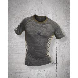 T-shirt de Sport Stamina Kaki / Gris XL