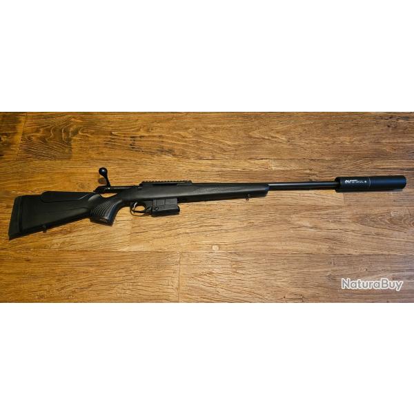 Tikka T3X CTR 24" .308 win avec silencieux ASE UTRA RADIEN quasi neuve