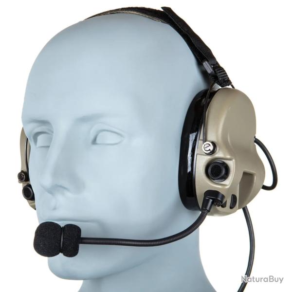 Casque Anti-bruit Actif Tac-Sky Back Headband WYH302  Flat Dark Earth