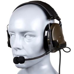 Casque Anti-bruit Actif Tac-Sky ComTac III  Foliage Green