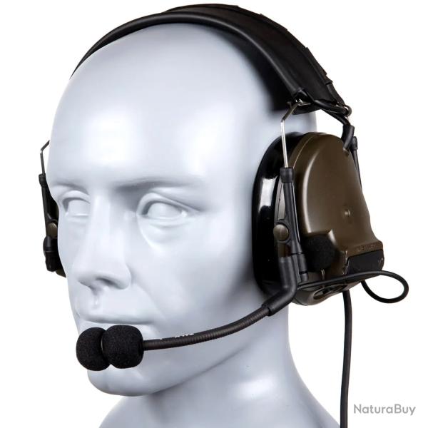 Casque Anti-bruit Actif Tac-Sky ComTac III  Foliage Green