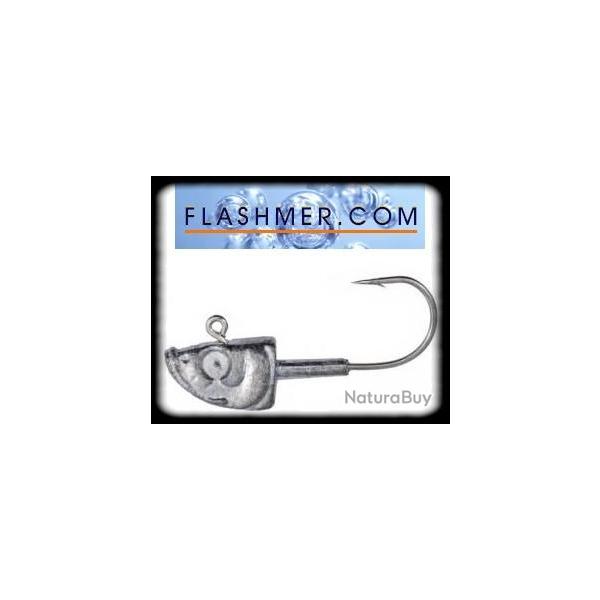 T�te Plomb�e Flashmer Poisson flashmer 5 tetes plombees poisson - 100g