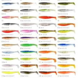 One Up Shad 6 sawamura one'up shad 6 color 127 fresh cream