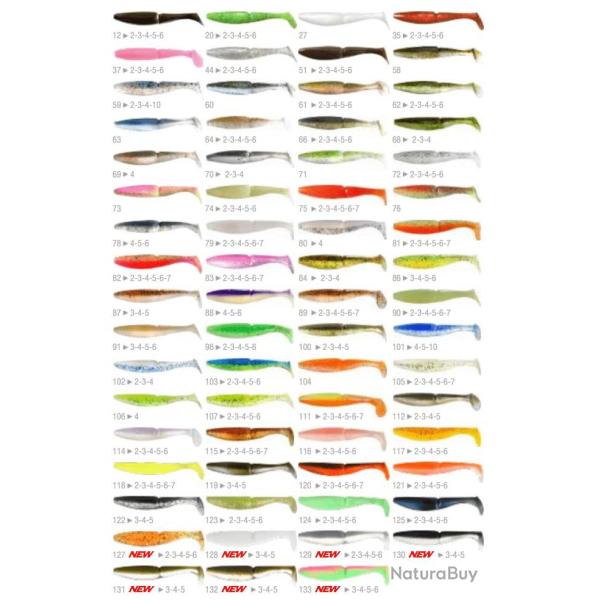 One Up Shad 6 sawamura one'up shad 6 color 127 fresh cream