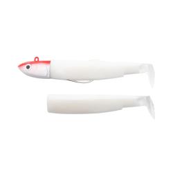 Combo Black Minnow 140 fiiish 140 - combo deep - 60g - white/red head