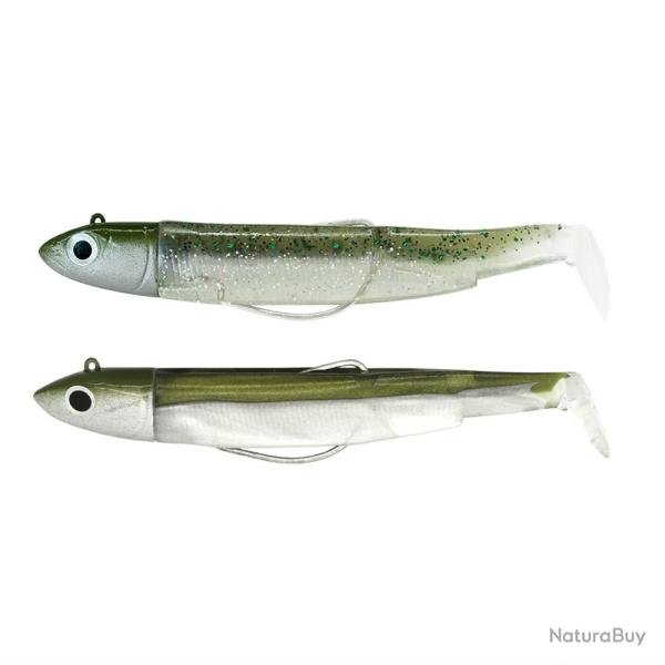 Combo / Double Combo off shore Black Minnow 120 fiiish 120 double combo off shore - 25g khaki + ghos