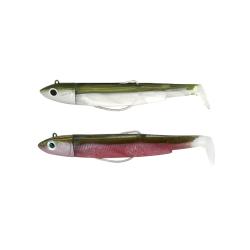Combo / Double Combo off shore Black Minnow 120 fiiish 120 double combo off shore - 25g khaki - pink