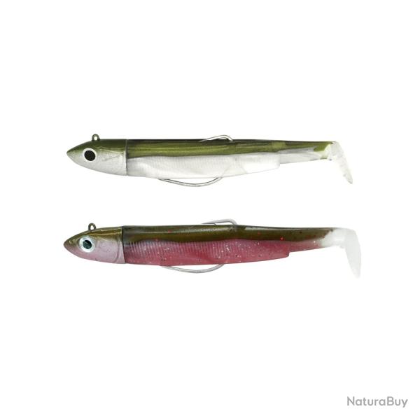 Combo / Double Combo off shore Black Minnow 120 fiiish 120 double combo off shore - 25g khaki - pink