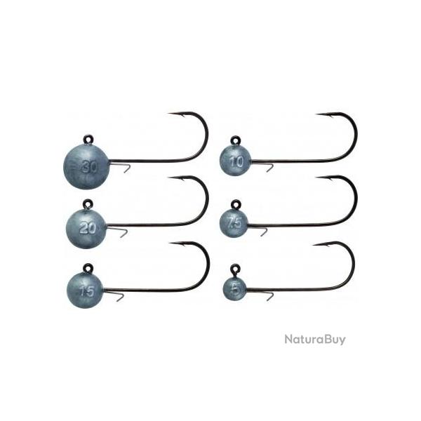 Tournament D'jig Head SS Round daiwa t�tes plomb�es tournament d'jig head ss 2/0 5gr