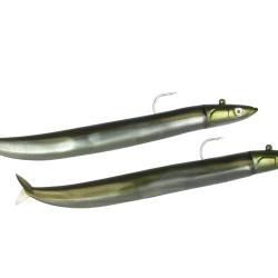 Crazy sand eel 100 combo/double combo fiiish - crazy sand eel 100 double combo off shore 10g kaki