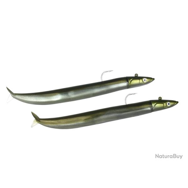 Crazy sand eel 100 combo/double combo fiiish - crazy sand eel 100 double combo off shore 10g kaki