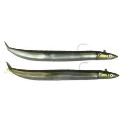 Crazy sand eel 180 double combo fiiish - crazy sand eel 180 double combo offshore - 35g - vert olive