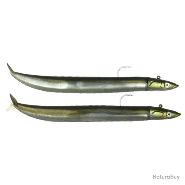 Crazy sand eel 180 double combo fiiish - crazy sand eel 180 double combo offshore - 35g - vert olive