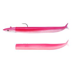 Crazy sand eel 220 combo fiiish - crazy sand eel 220 combo offshore + corps - 60g - fluo pink uv