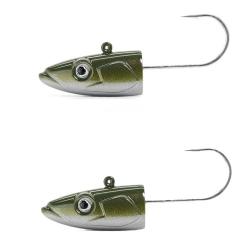 Crazy Sand Eel 180 2 t&ecirc;tes plomb&eacute;es fiiish - crazy sand eel 180 2 t&ecirc;tes plomb&eacute;es extra deep - 55g - 