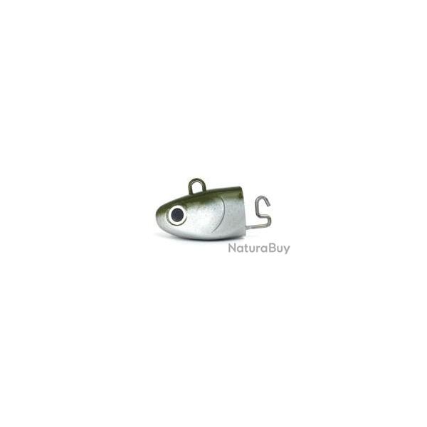 T�te Plomb�es Black Minnow Extra Deep fiiish 70 - 2 tetes plombees kaki extra deep 12g