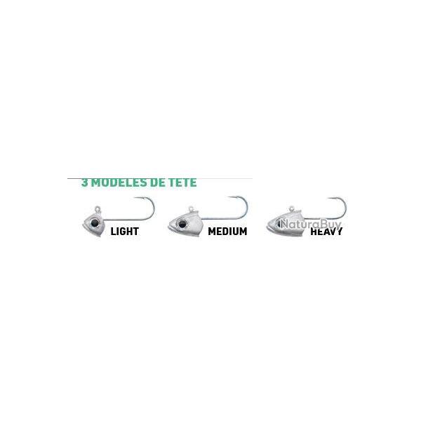 T�tes Master Shad fiiish master shad 75 - 2 tetes medium 6g raw material