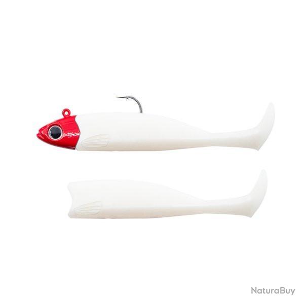 Master Shad 100 Combo fiiish master shad 100 - combo light - 8g - white coco/red head