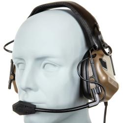 Casque Tactique Passif Wosport HD-08 Gen. 5  Tan