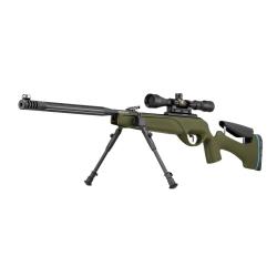 Carabine &agrave; air comprim&eacute; GAMO HPA Mi Jungle IGT 4,5 mm 19,9J + lunette 3-9x40 + bipied