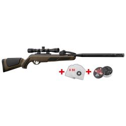Carabine &agrave; Plomb GAMO Swarm Maxxim IGT OD 19,9J Calibre 4,5 mm 10 Coups avec Lunette 4x3