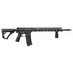 Carabine AR15 DANIEL DEFENSE DDM4 V7 PRO canon 18" cal. 5.56 OTAN Noir / Peau de serpent / Gris - Pe