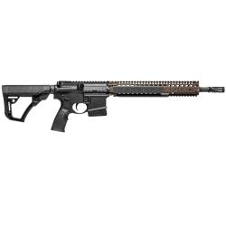 Carabine AR15 DANIEL DEFENSE M4A1 14.5'' cal. 5.56 OTAN Noir / Black FDE RIS II - Noir/fde