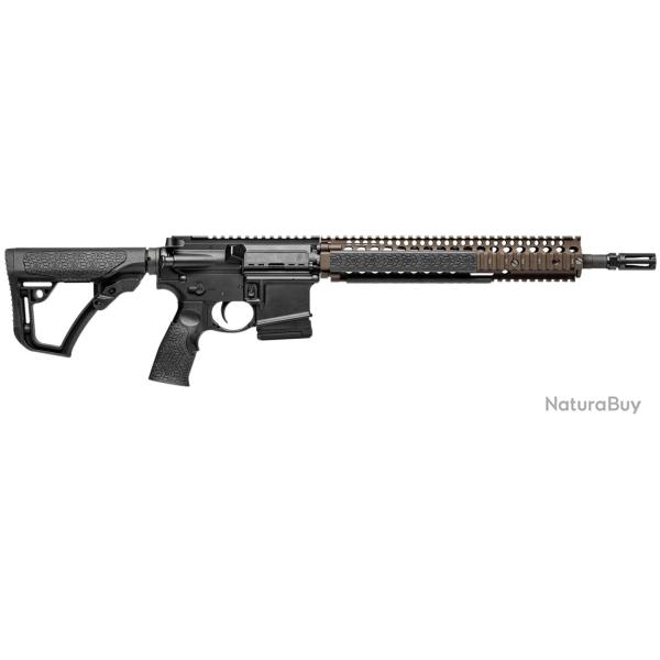 Carabine AR15 DANIEL DEFENSE M4A1 14.5'' cal. 5.56 OTAN Noir / Black FDE RIS II - Noir/fde