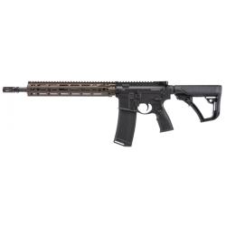 Carabine AR15 DANIEL DEFENSE M4A1 RIII 14.5'' cal. 5.56 OTAN ambidextre RIS III noir / FDE - FDE