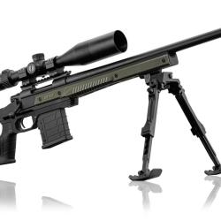 Pack carabine HOWA 1500 ORYX .308 Win canon lourd 24'' + lunette 6-24x50 FFP + bipied