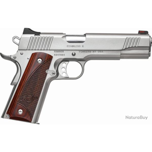Pistolet semi-automatique KIMBER 1911 Stainless II .45 ACP