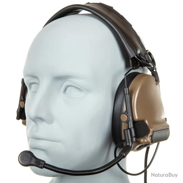 Casque Tactique Passif Wosport C5 HD-14-A  Tan