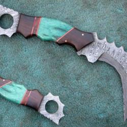 TRES BEAU COUTEAU KARAMBIT DAMAS ( Art martial )