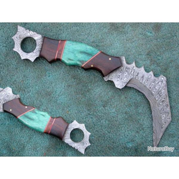 TRES BEAU COUTEAU KARAMBIT DAMAS ( Art martial )
