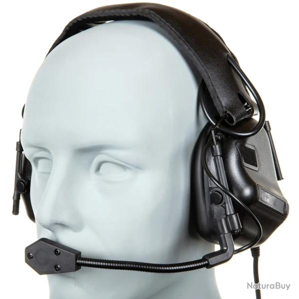 Casque Tactique Passif Wosport HD-08 Gen. 5  Black