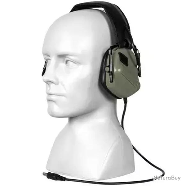 Casque Anti-bruit Actif ERM Specna Arms Olive
