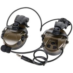 Casque Anti-bruit Actif Tac-Sky WYH303 avec Montage ARC Foliage Green