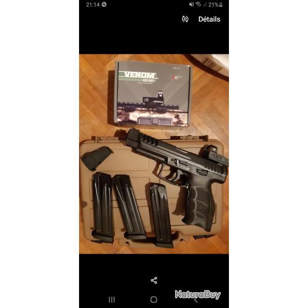 Pistolet HK SFP9 L 9mm + point rouge Vortex Venom