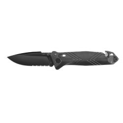 Couteau de poche Cac Serration PA6 Noir