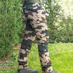 Pantalon de chasse treillis 6 poches coton camo CE 40