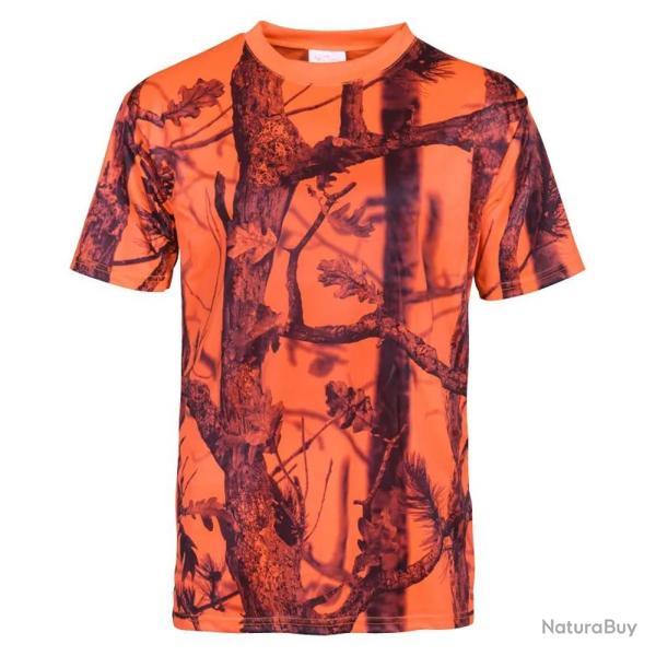 T-shirt Ghost Camo Polyester Alv�ol� Col Rond - 100% L