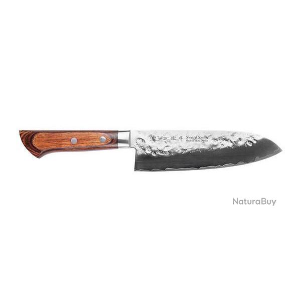 Couteau Wusaki Santoku Satake AUS-8 San Ma� Nashiji