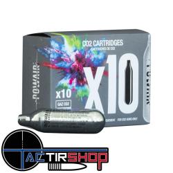 Boite de 10 cartouches CO2 Powair 8gr