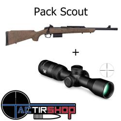 Pack Scout Carabine CVA Cascade SR-80 308 Win + lunette Vortex Crossfire HD 1.5-5.5x32 Scout