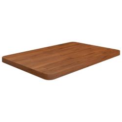 Comptoir de salle de bain Marron fonc&eacute; 60x40x2,5 cm Bois trait&eacute;