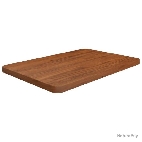 Comptoir de salle de bain Marron fonc� 60x40x2,5 cm Bois trait�