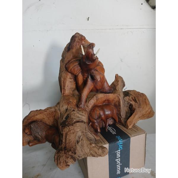 Sculpture bois Burkina faso